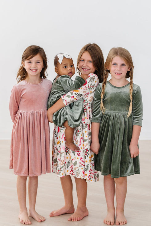 sage-velvet-twirl-dress Mila & Rose - Sophia's Style-3
